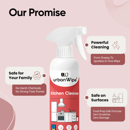 Kitchen Cleaner Spray | Removes Tough Grease, Oil & Kitchen Stains