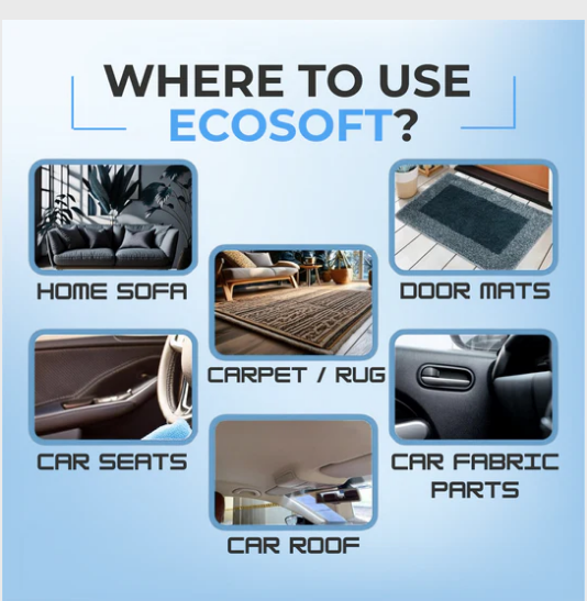 Ecosoft Fabric Cleaner | Tough on Stains, Safe on Fabric